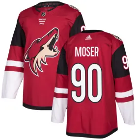 J.J. Moser Arizona Coyotes adidas Authentic Jersey - Maroon