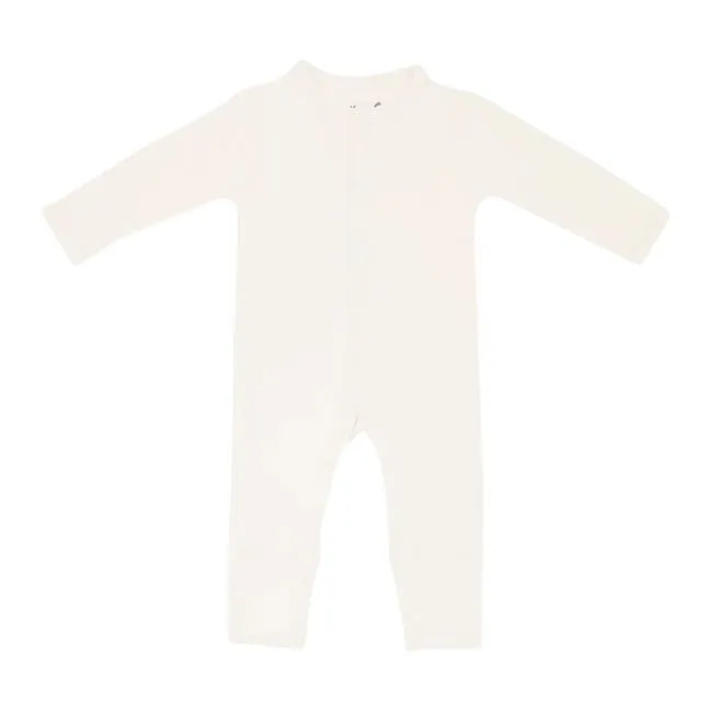 Kyte Baby Snap Romper in Ecru