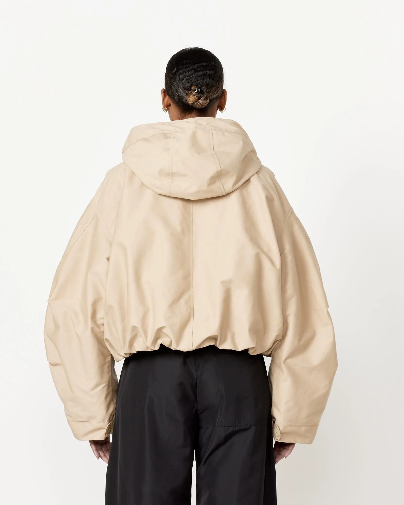 La Parka Courte Caraco Jacket in Beige