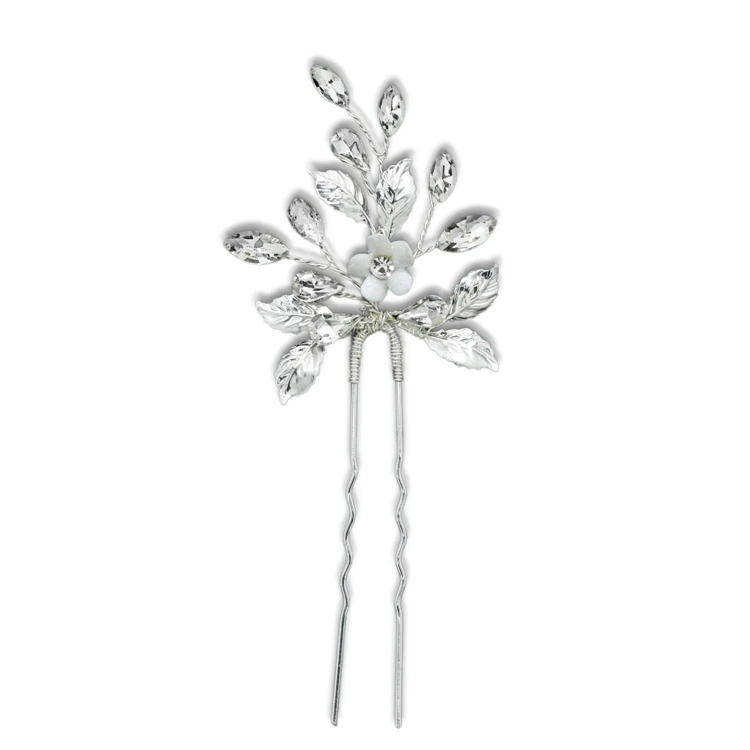 Leafy Wedding Hair Pin