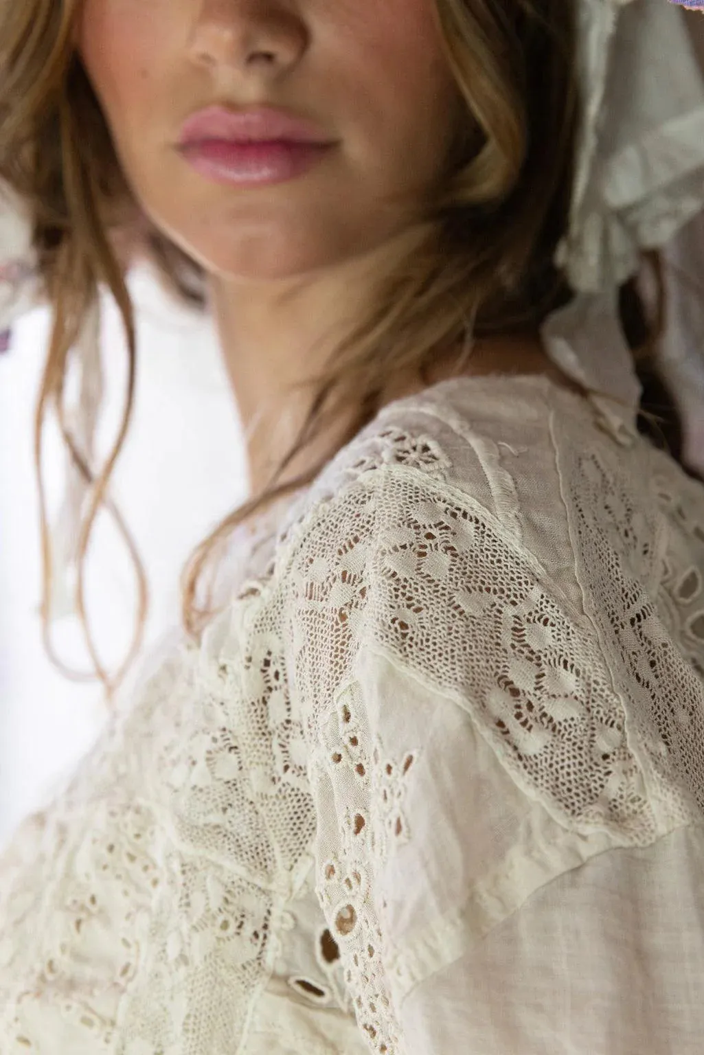 MAGNOLIA PEARL EYELET RAFAELLA BLOUSE