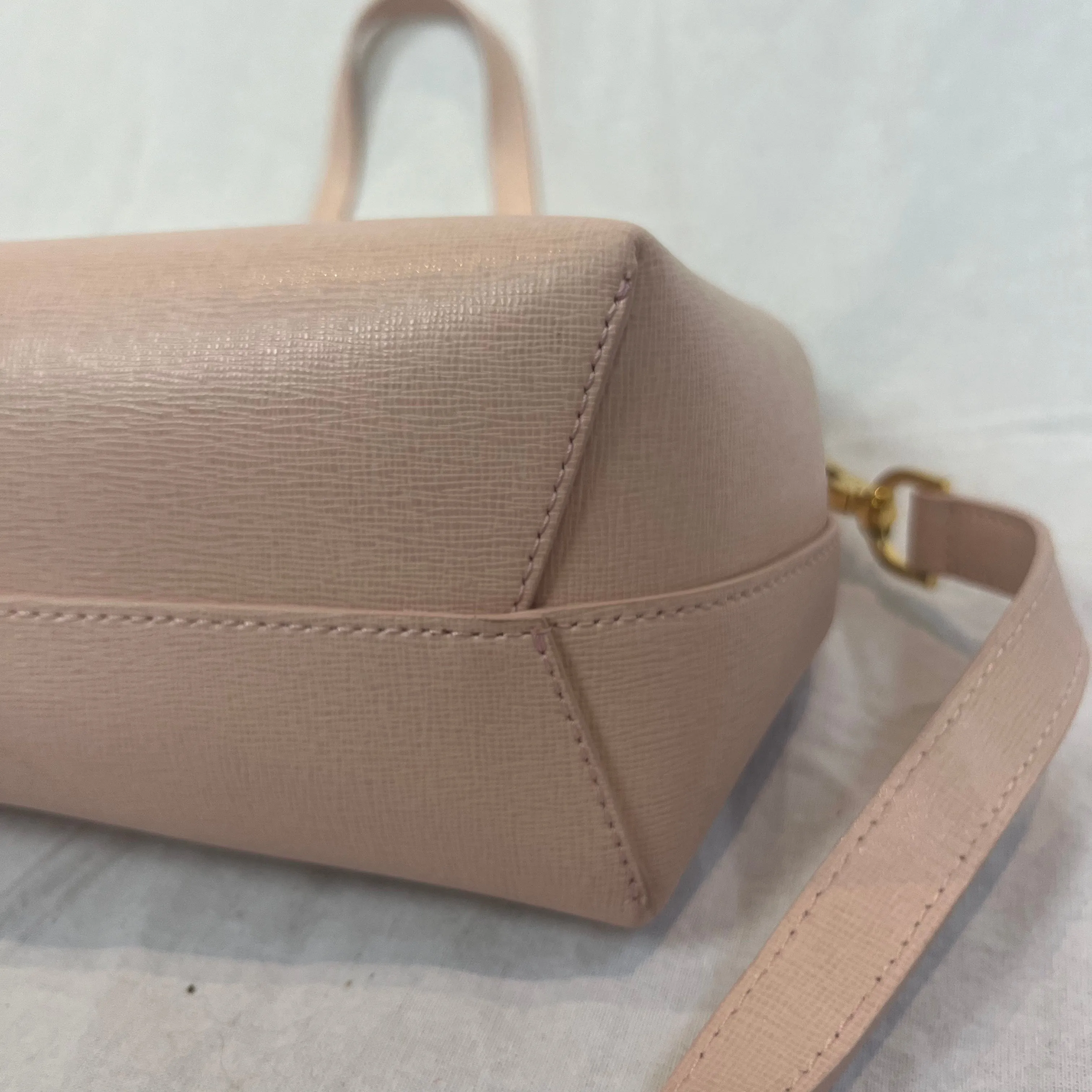 Mansur Gavriel Brand New 695 Powder Pink Saffiano Leather Lady Bag