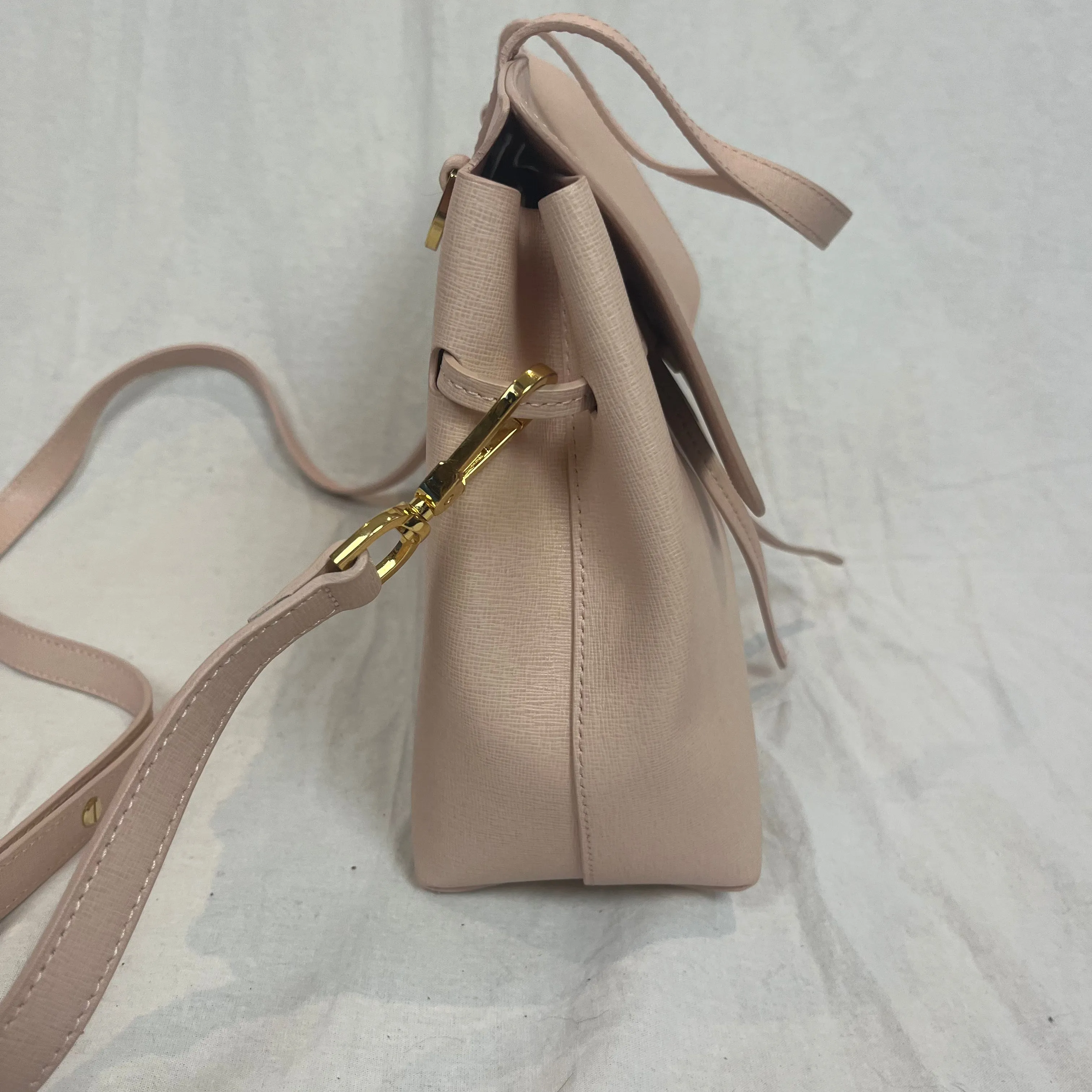 Mansur Gavriel Brand New 695 Powder Pink Saffiano Leather Lady Bag