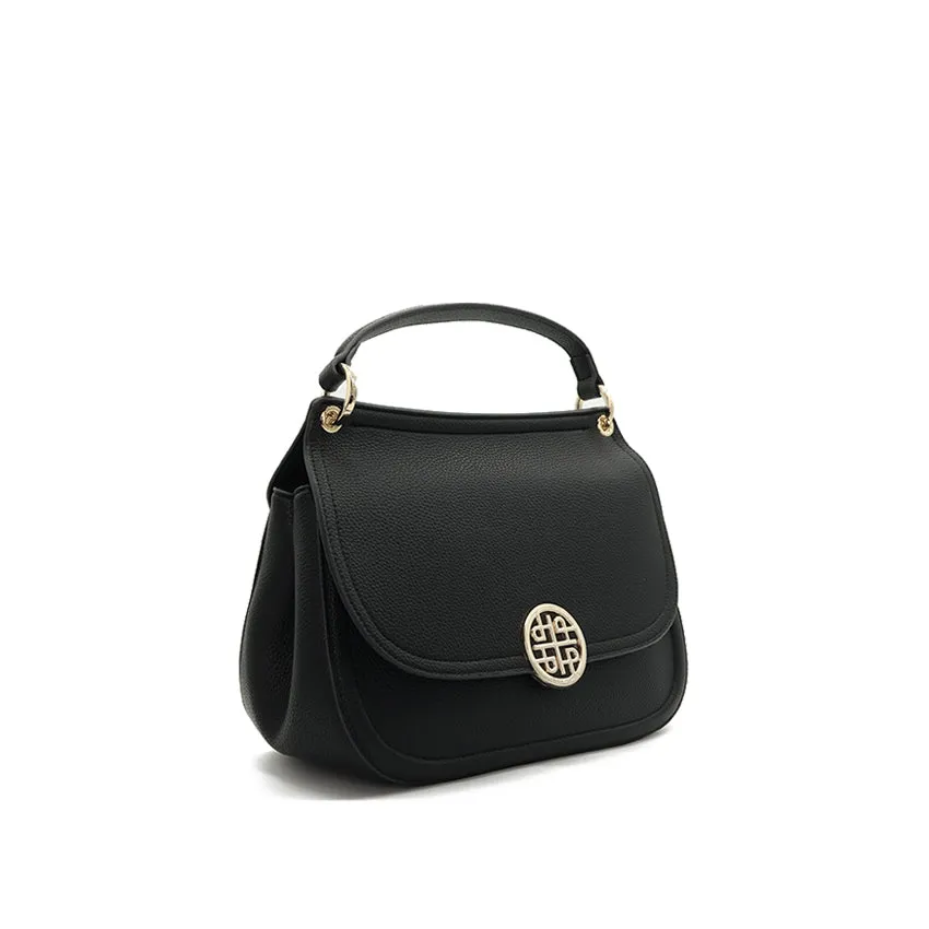 Marielle Satchel (L) Women's Bag - Black