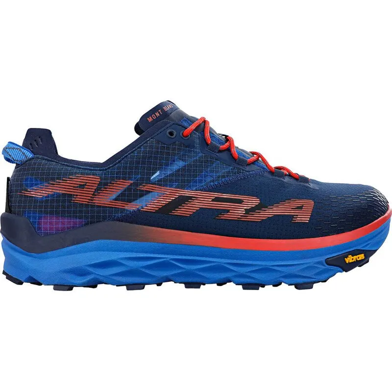 Men's Altra Mont Blanc, Blue/Red, 12.5 D Medium