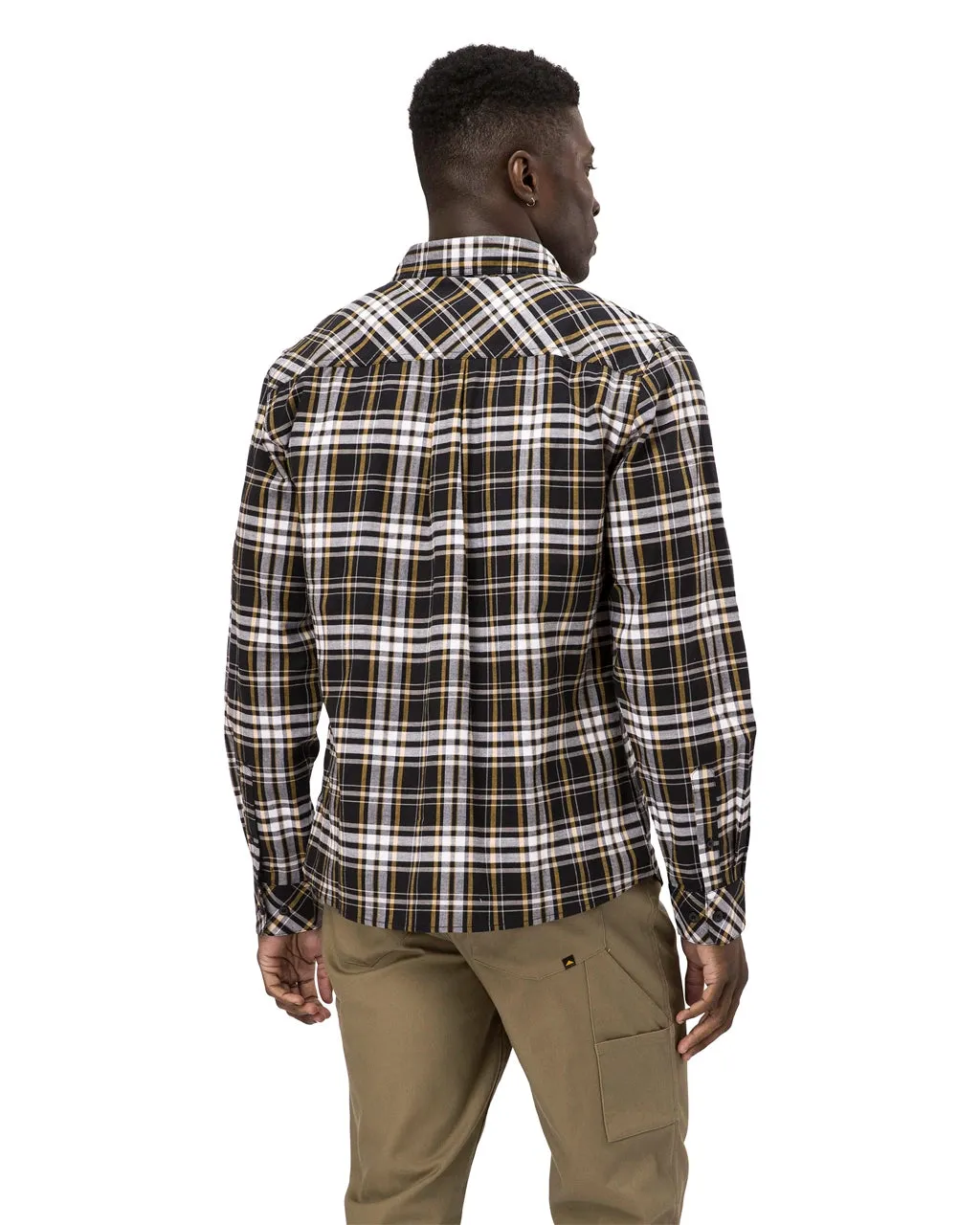 Men's Plaid Long Sleeve Work Shirt