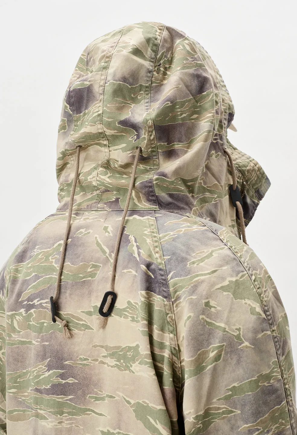 Military Parka / Washed Tiger Camo