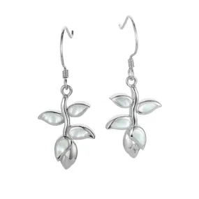 Mother of Pearl Heliconia Earrings