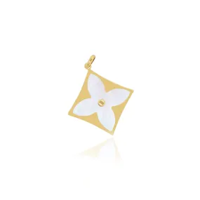 Mother of Pearl Luxe Flower Charm