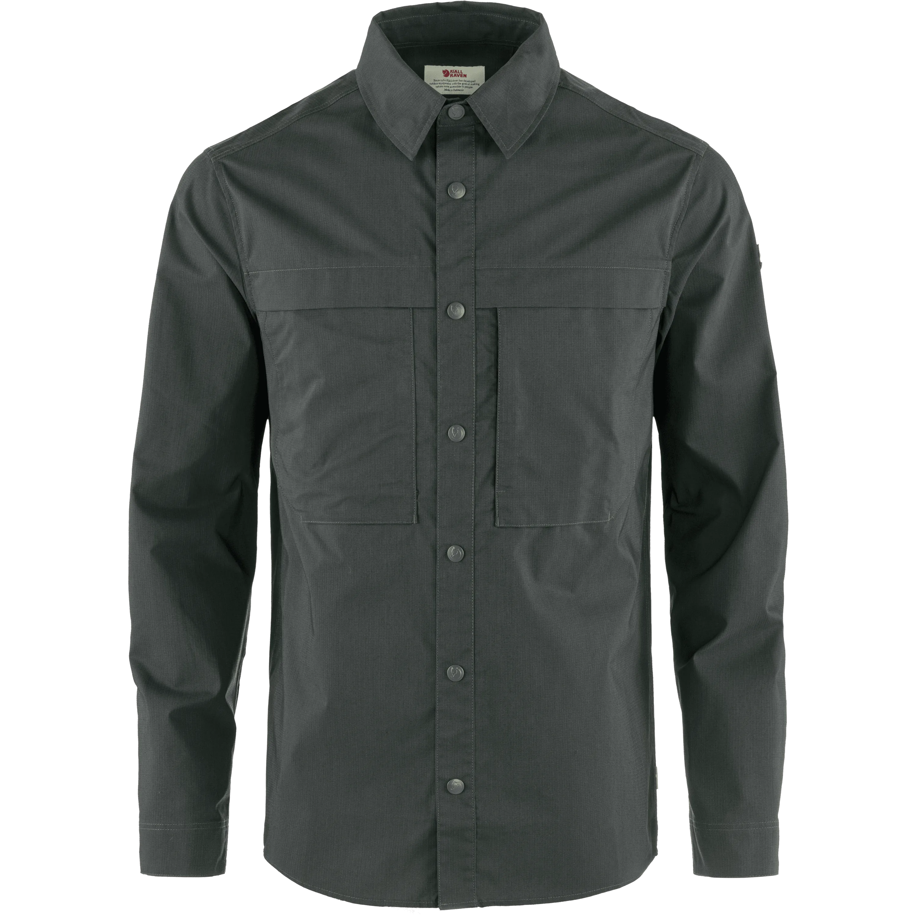 M's Abisko Trail Shirt LS - Recycled polyester & Polyester & Organic cotton