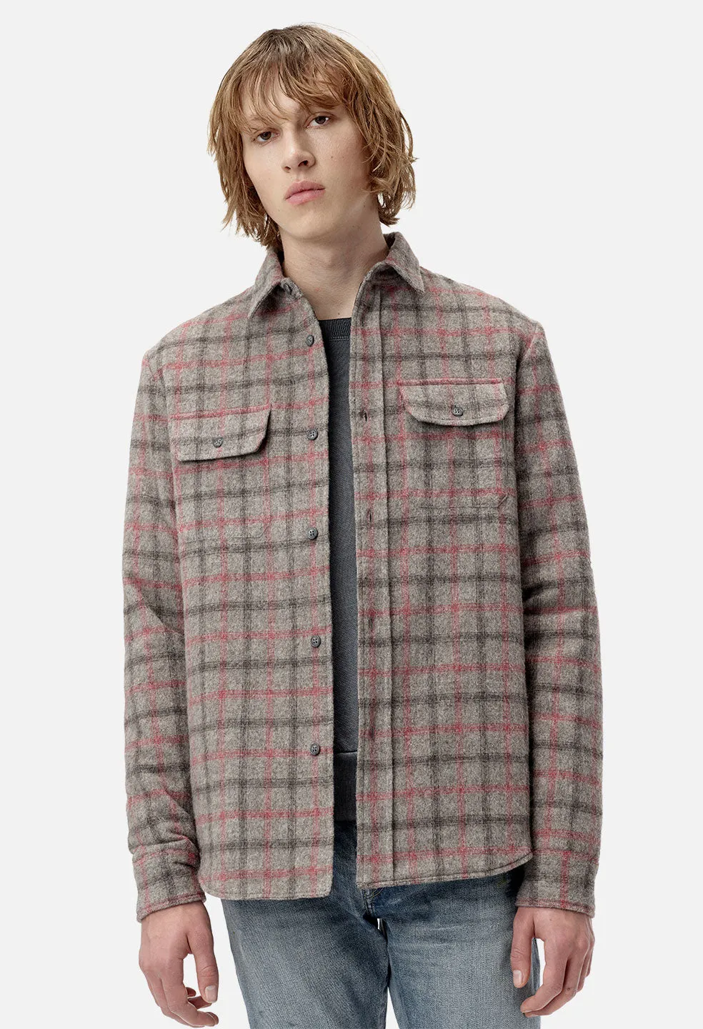 Nepal Overshirt / Grey Check