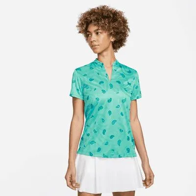 Nike Golf polo lady Dri fit imprimé vert