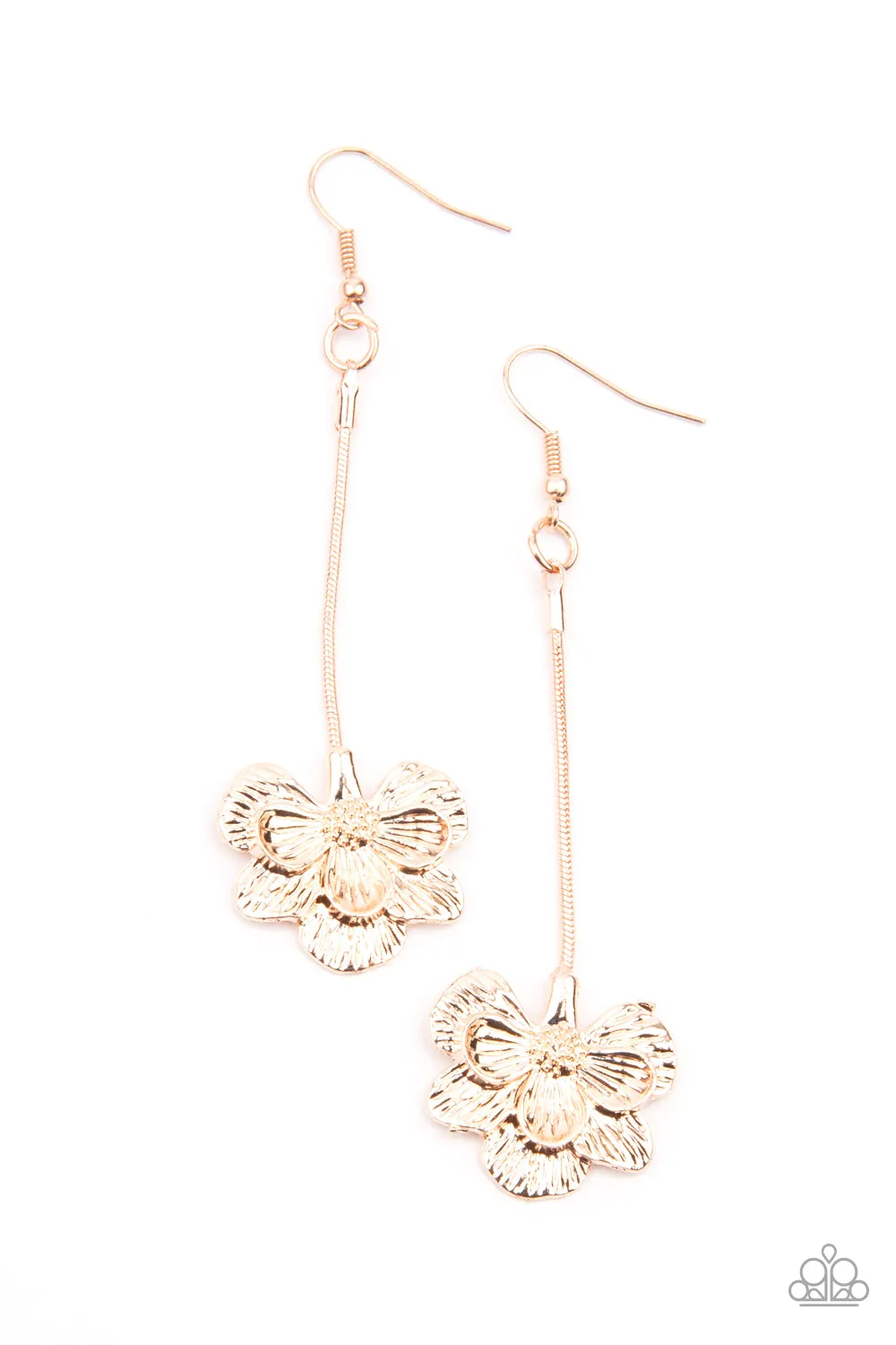 Opulently Orchid - Rose Gold Earring