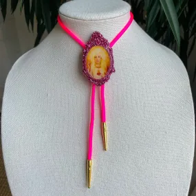 Our Lady of Glitterati Bolo Necklace No. 3