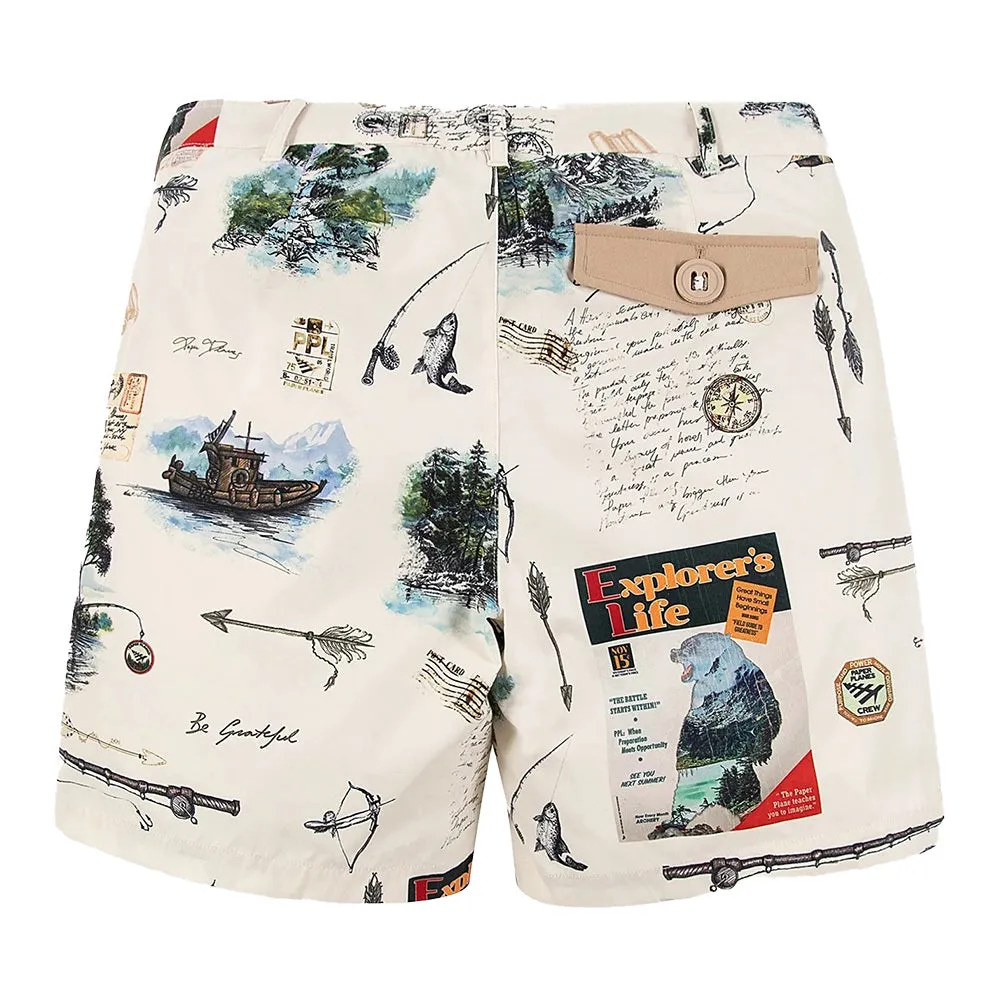 Paper Planes Explorer Life Print Cargo Short