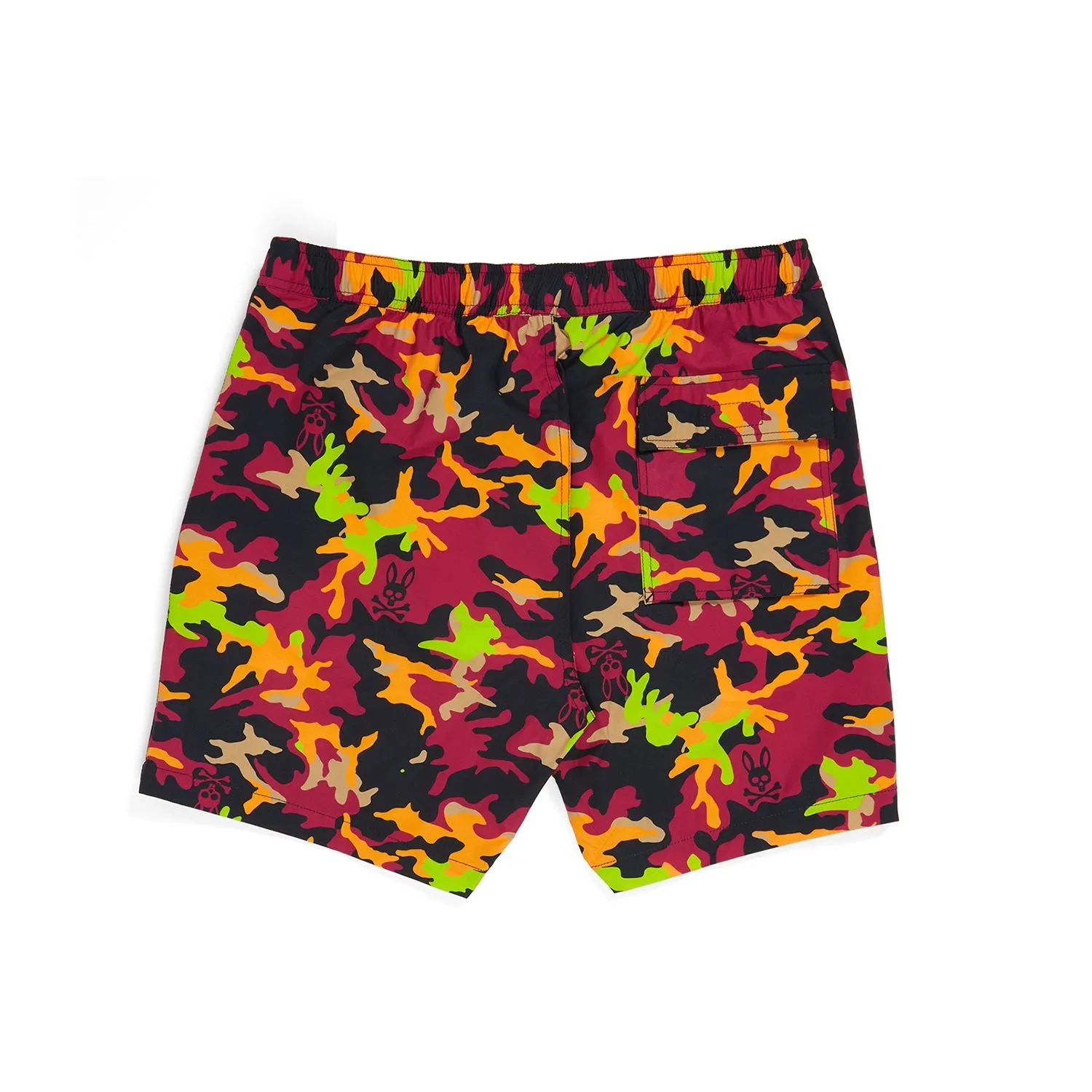 Psycho Bunny Mens Allen Swim Shorts - Wild Berry