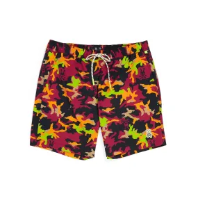 Psycho Bunny Mens Allen Swim Shorts - Wild Berry