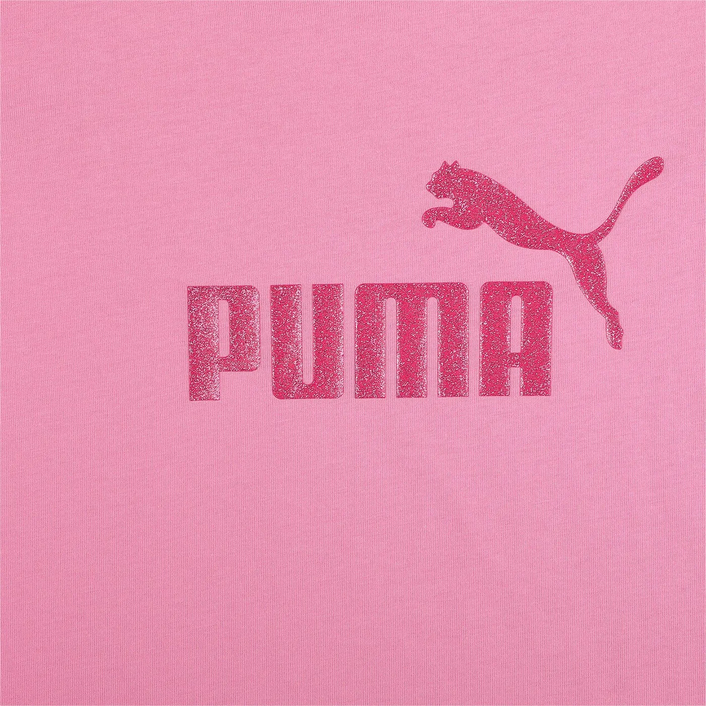 Puma competo in cotton for girls T-shirt and shorts 846936 15 opera mauve