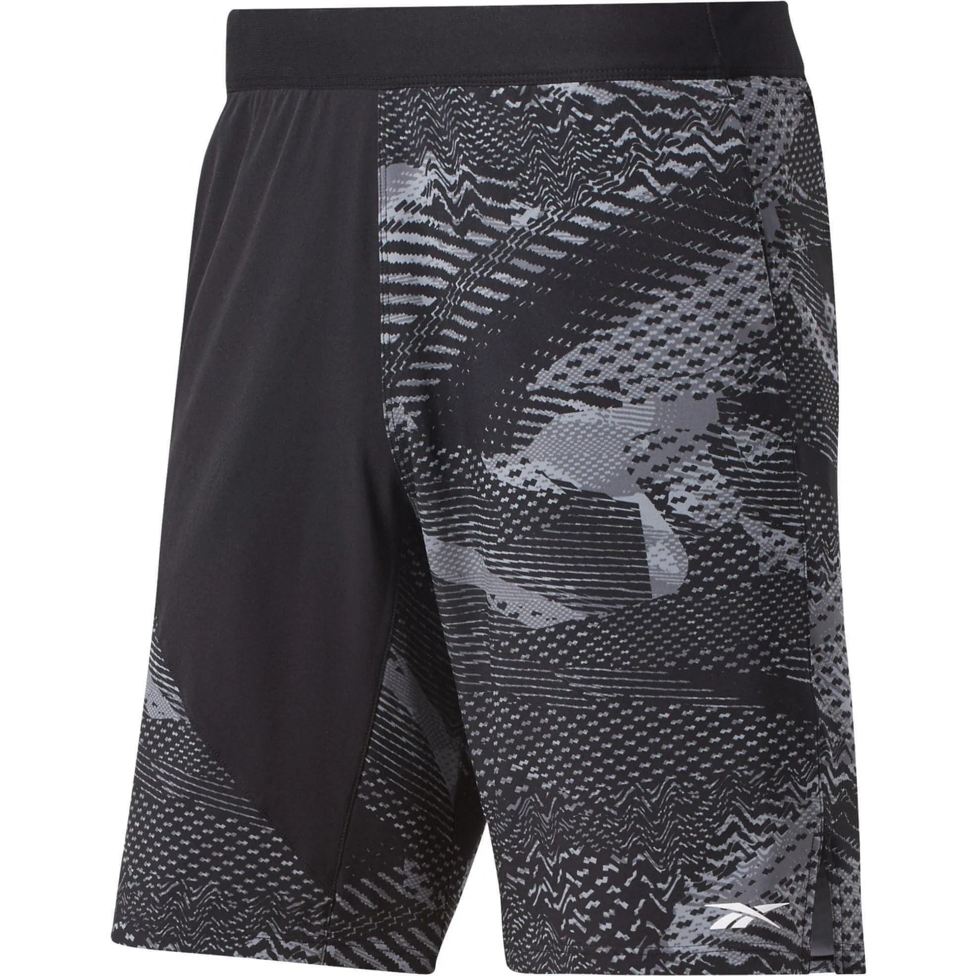 Reebok Speedwick All Over Print Mens Training Shorts - Black