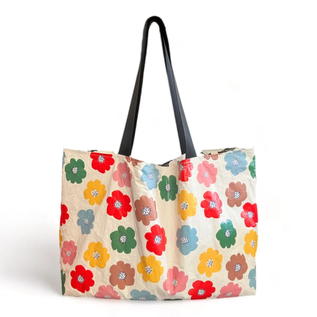 REVERSIBLE FLOWER BURST TOTE