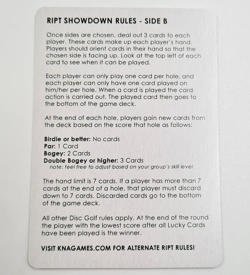 RIPT Showdown - KnA Games