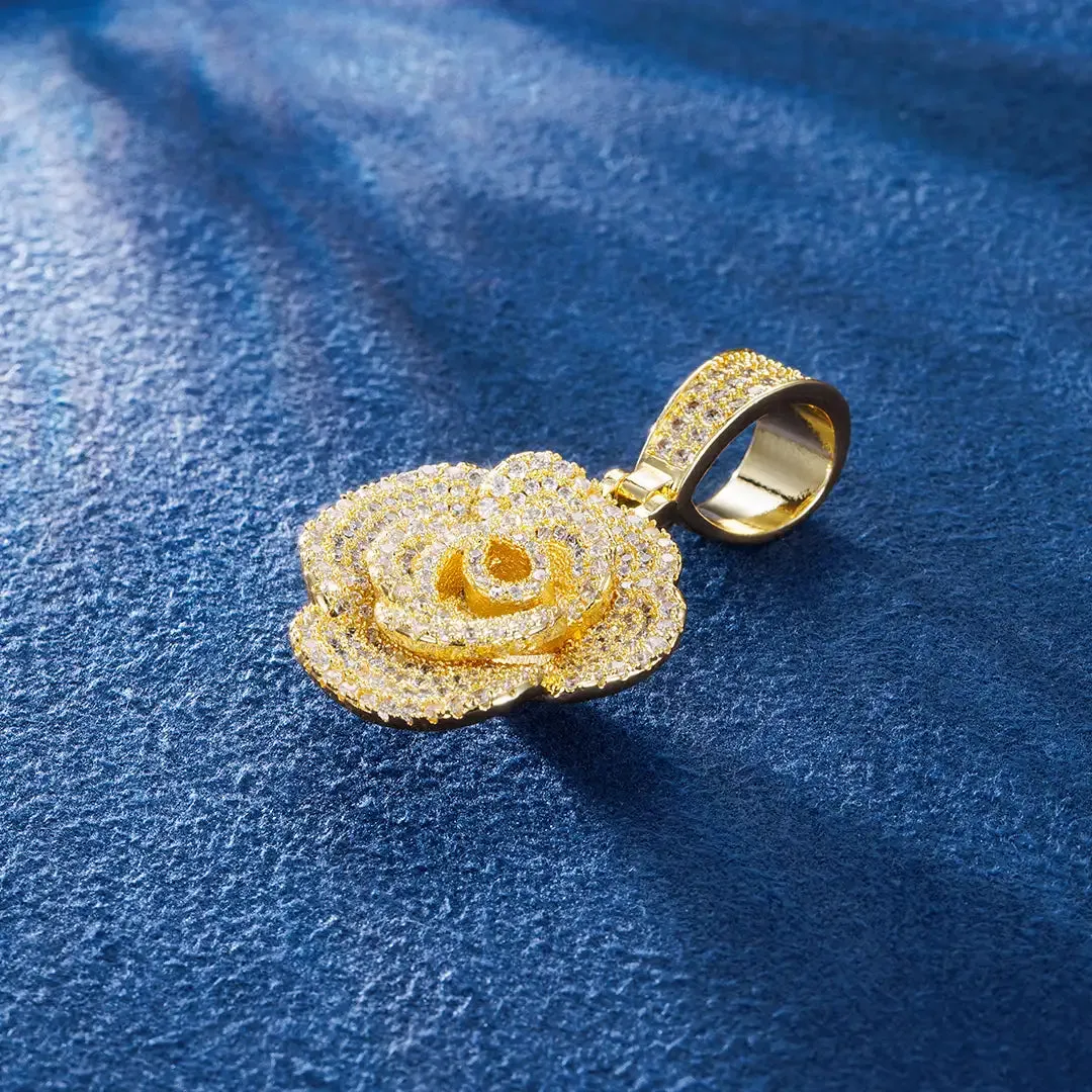 Rose Flower Pendant