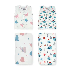 Same Pinch Combo - Newborn Jablas and swaddles ( Pack of 2 )