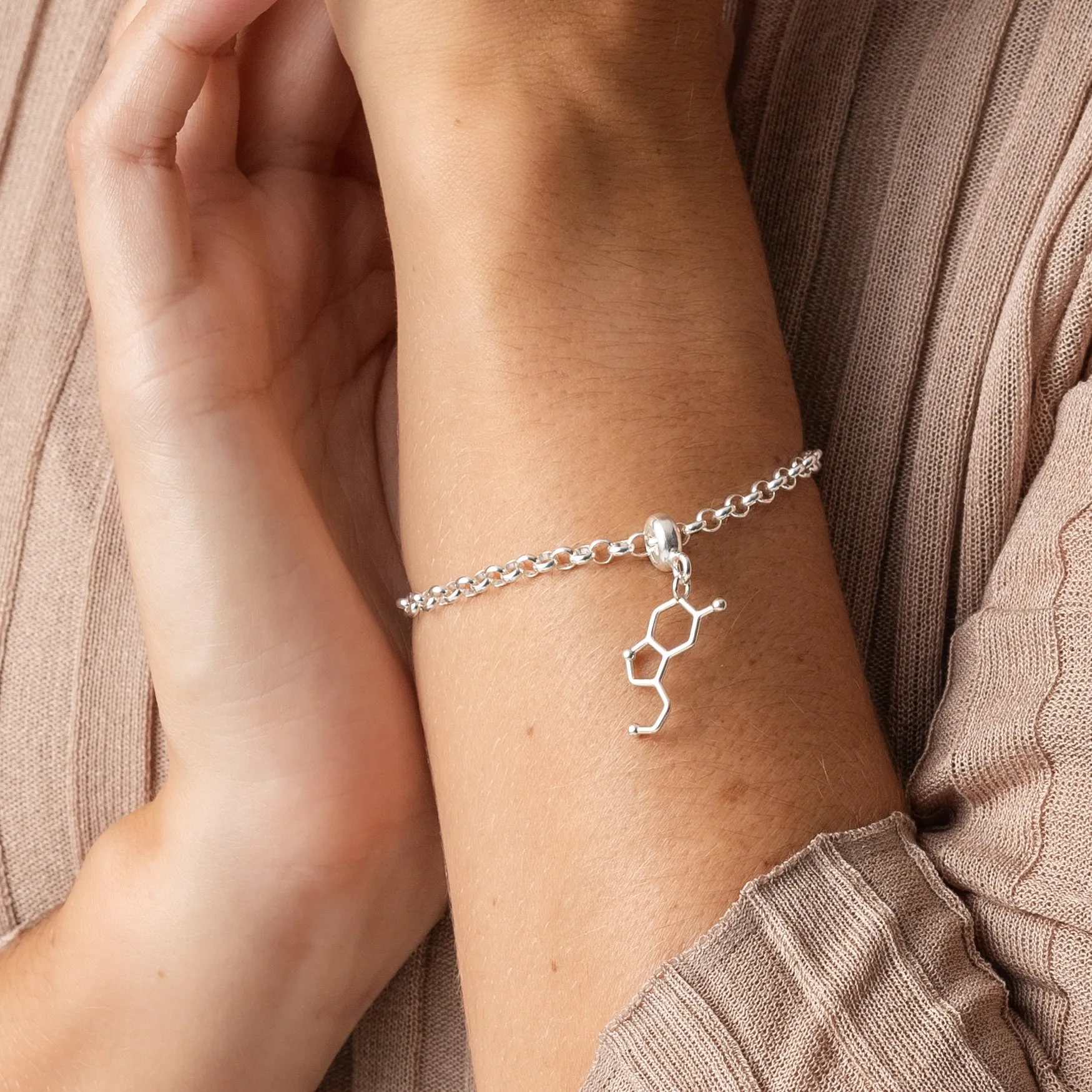 serotonin bracelet | silver