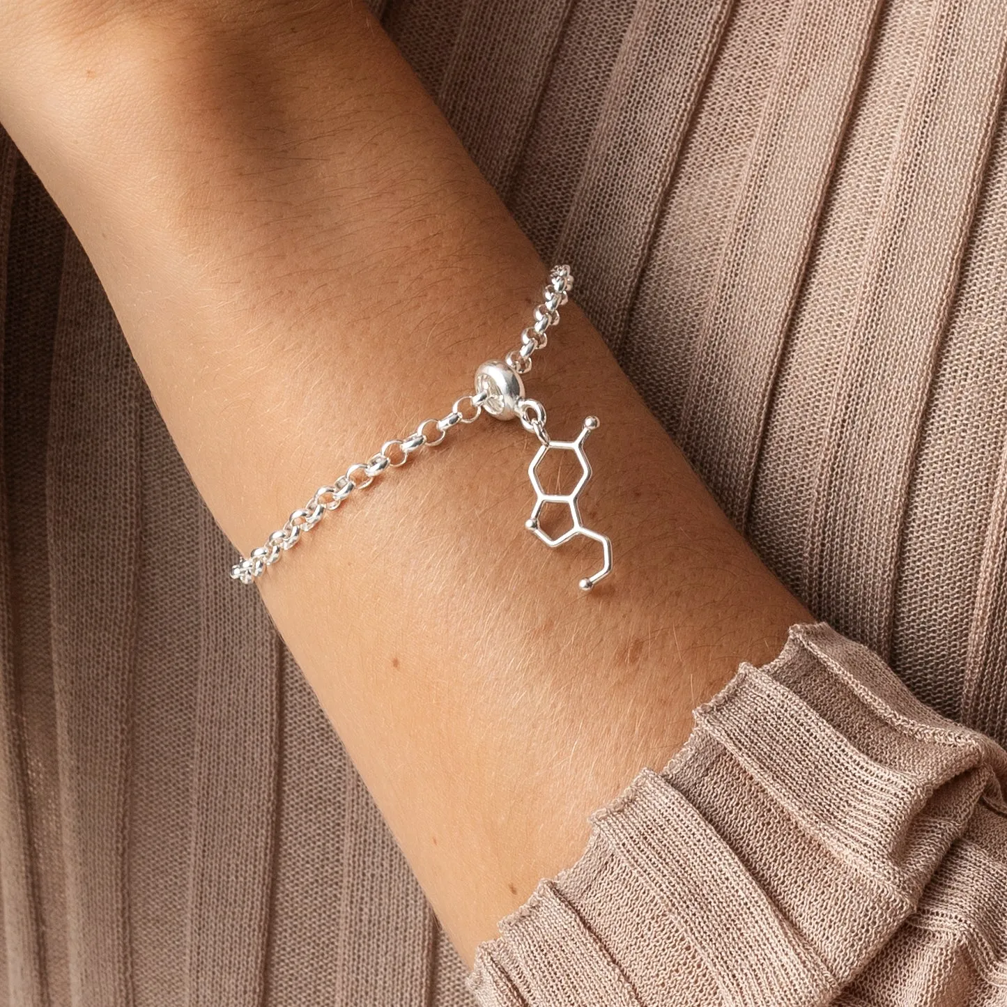 serotonin bracelet | silver