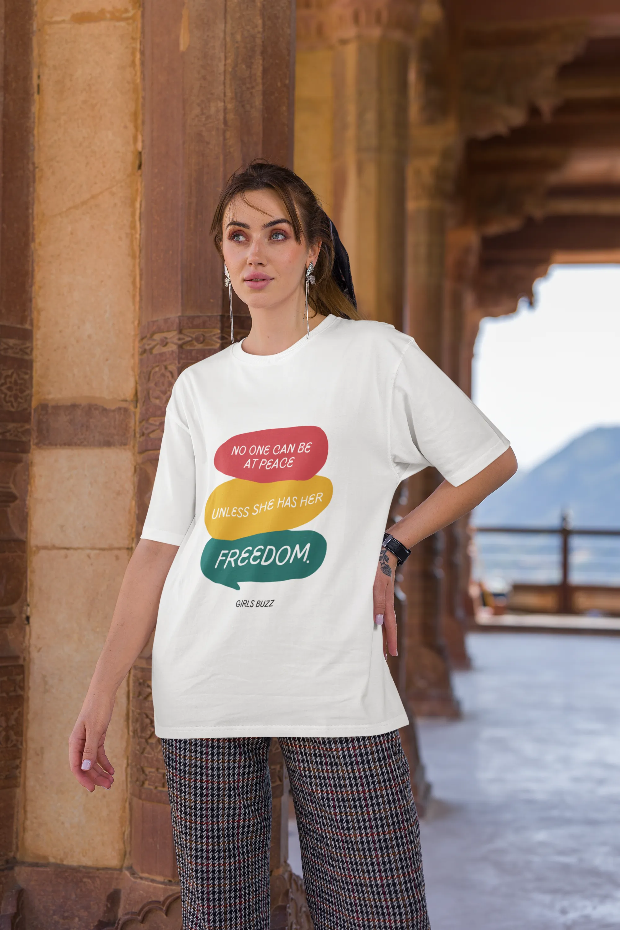 She Has Her Freedom Oversized T-shirt