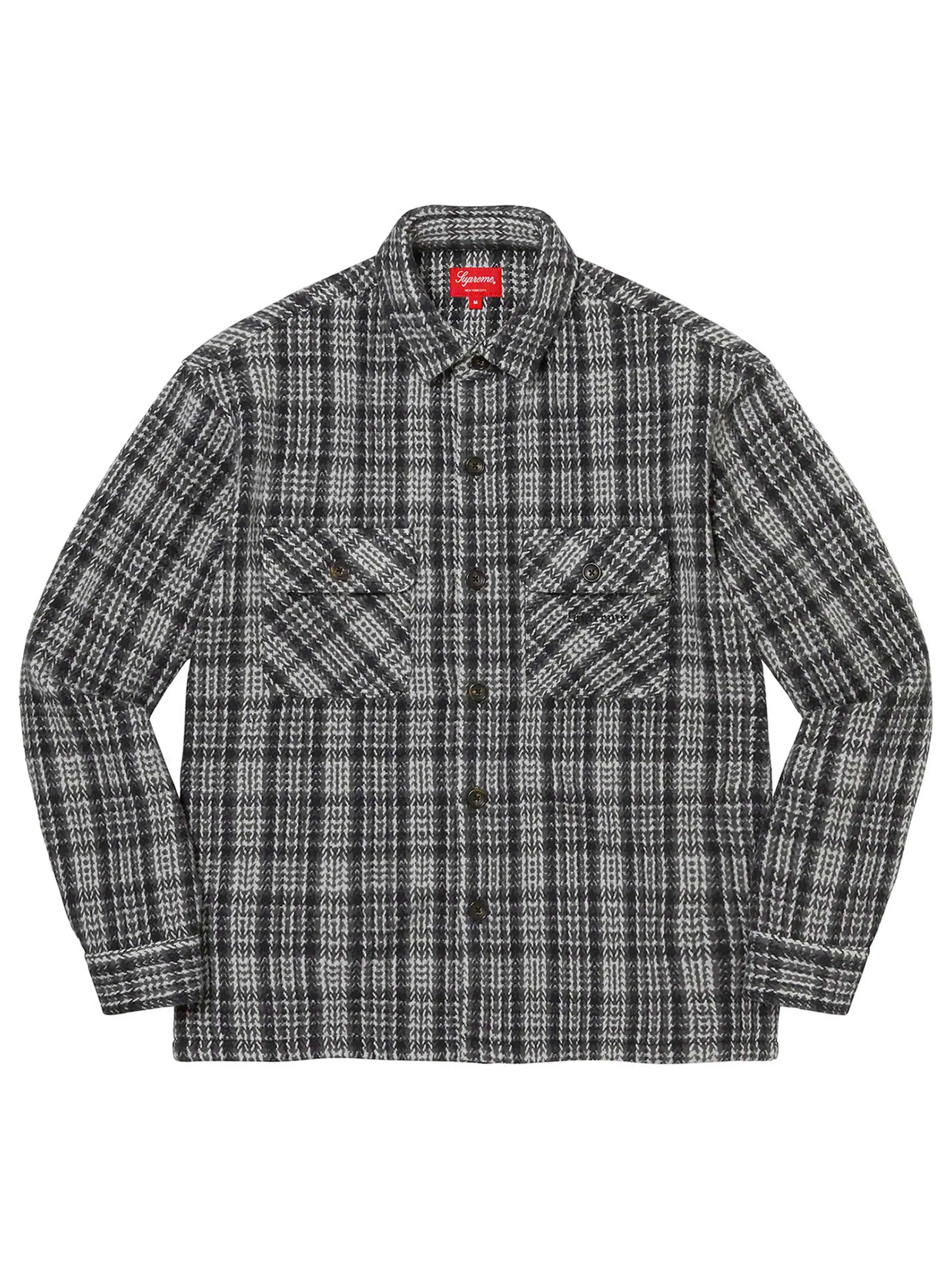 Supreme Heavy Flannel Shirt Black (FW22)