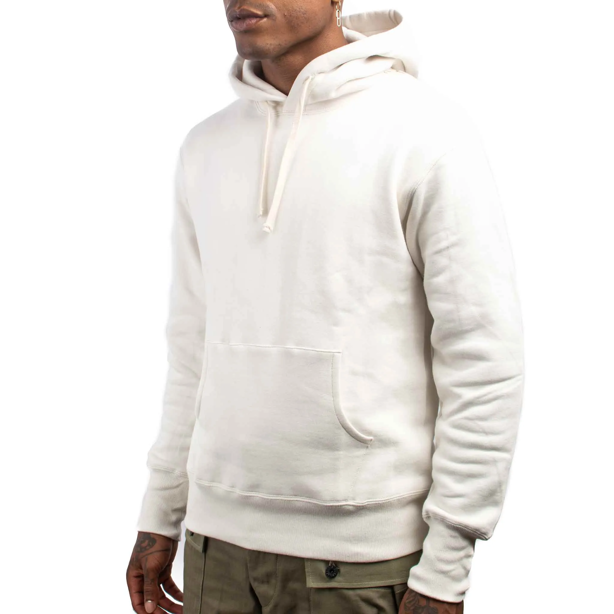 The Real McCoy's MC21017 9oz. Loopwheel Parka Milk