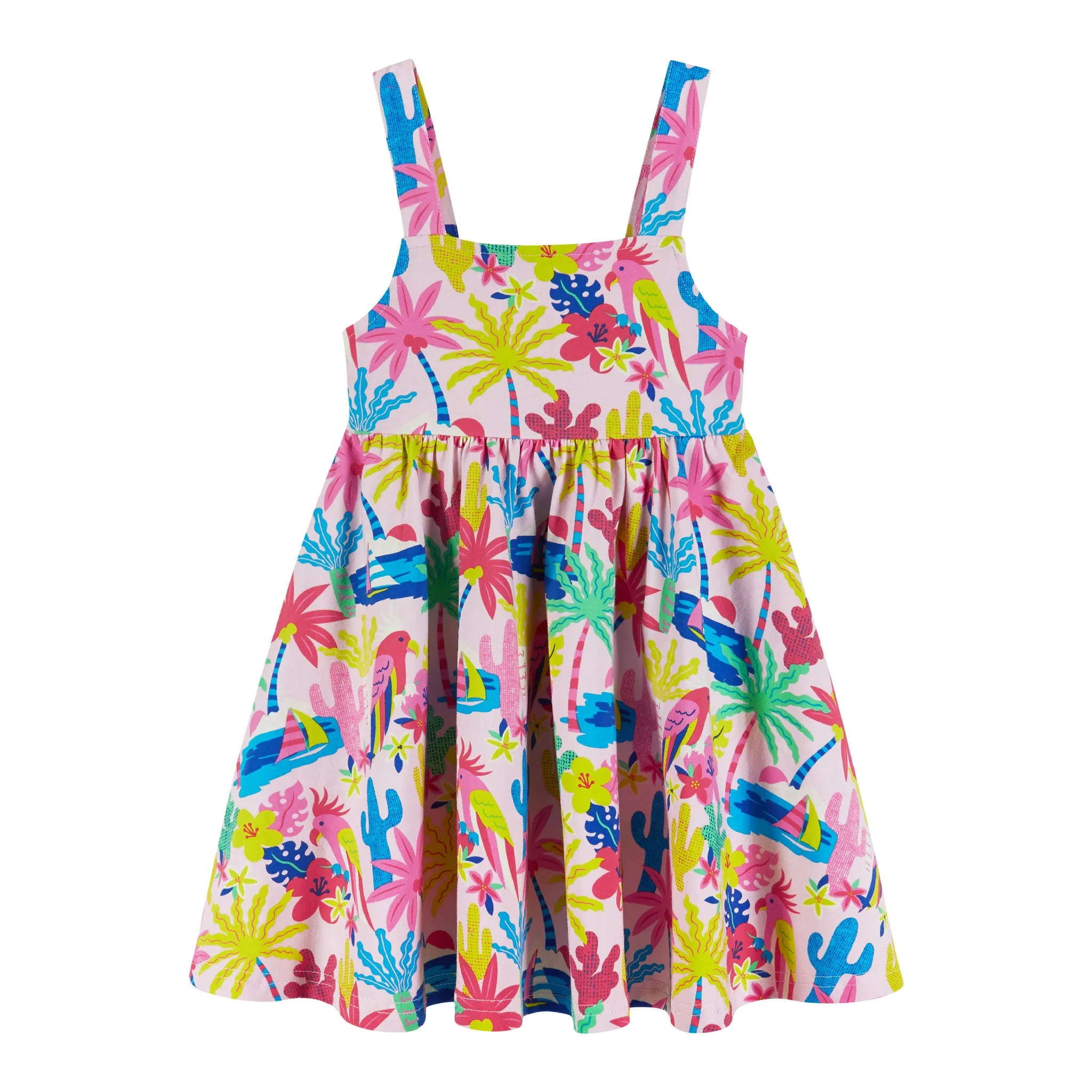 Tropical Print Dress (Size 4-6 Years)