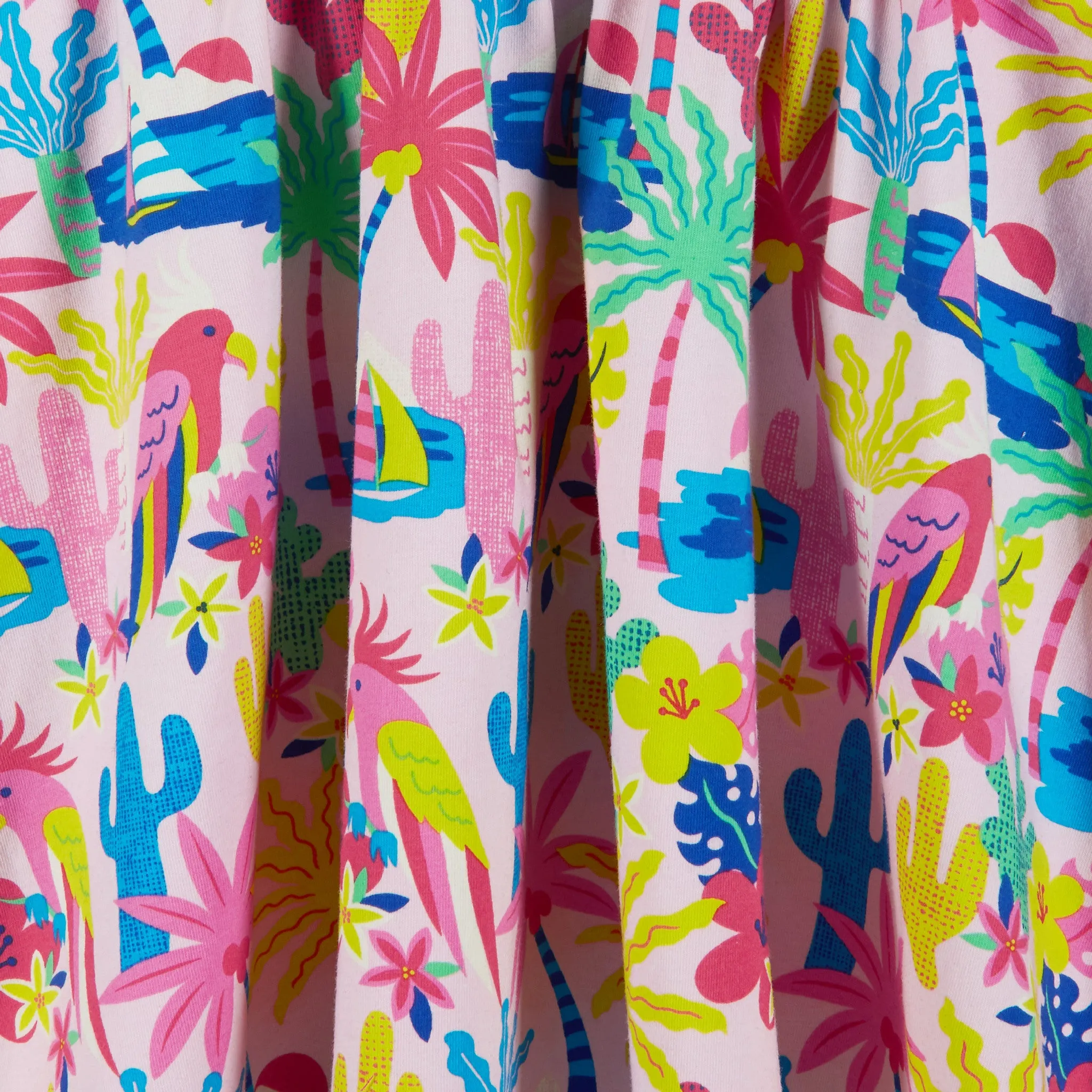 Tropical Print Dress (Size 4-6 Years)