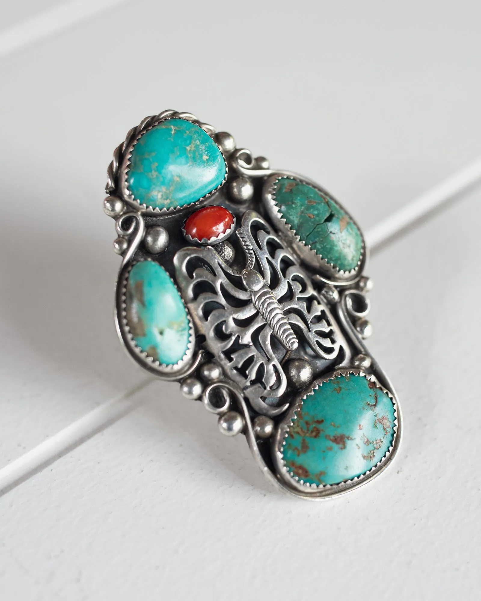 Vintage Navajo Turquoise Ring