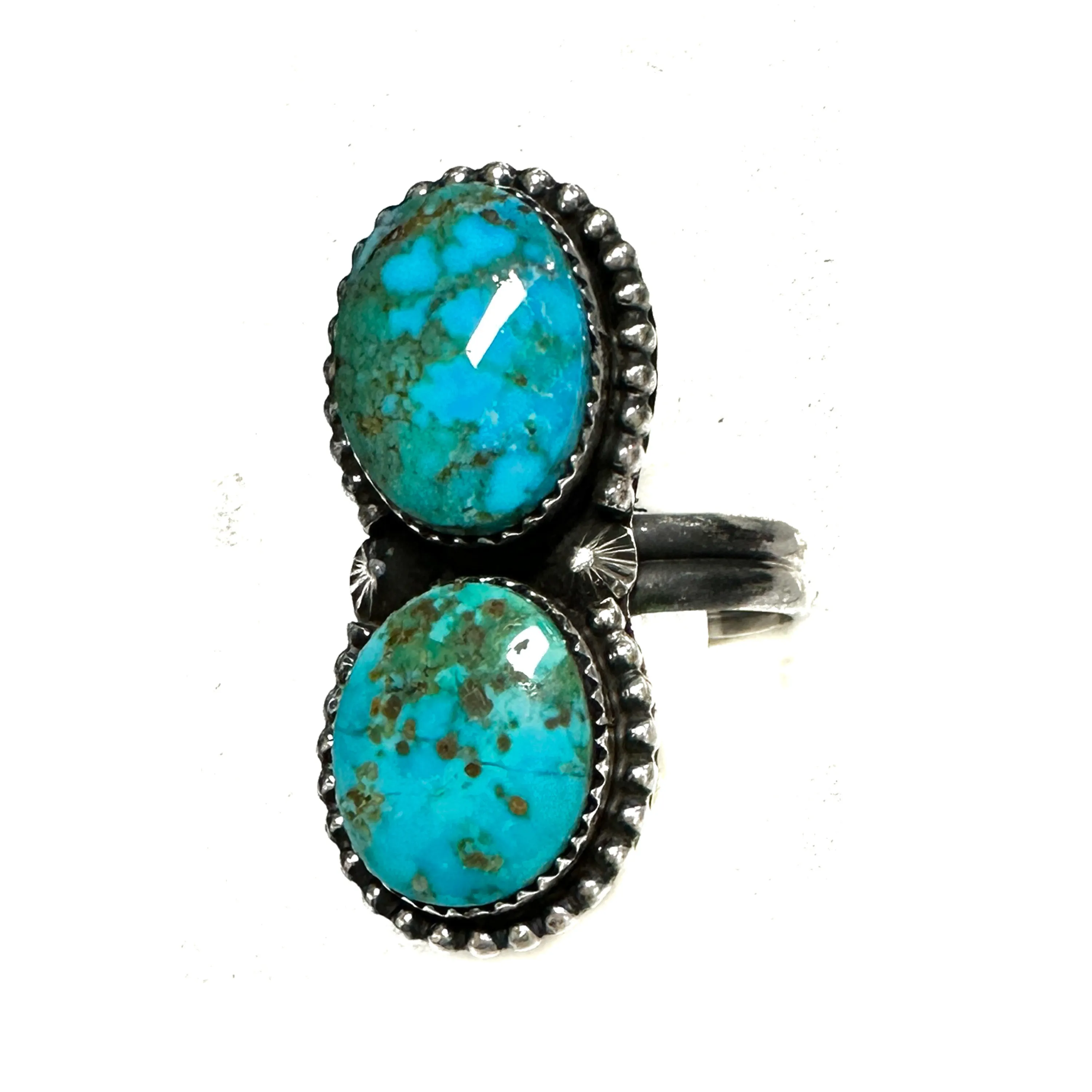 Vista Adjustable Sonoran Gold Authentic Turquoise Ring