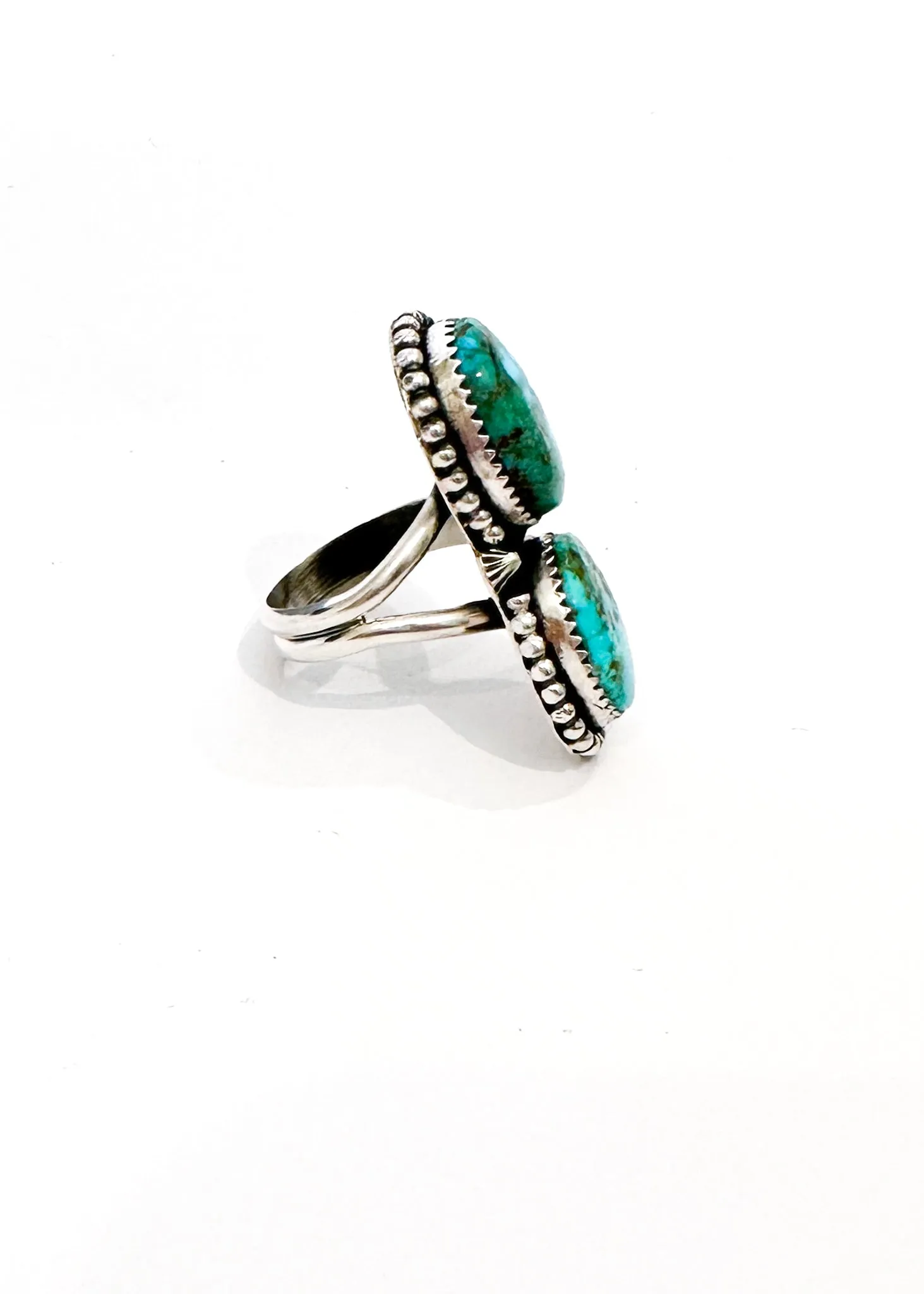 Vista Adjustable Sonoran Gold Authentic Turquoise Ring