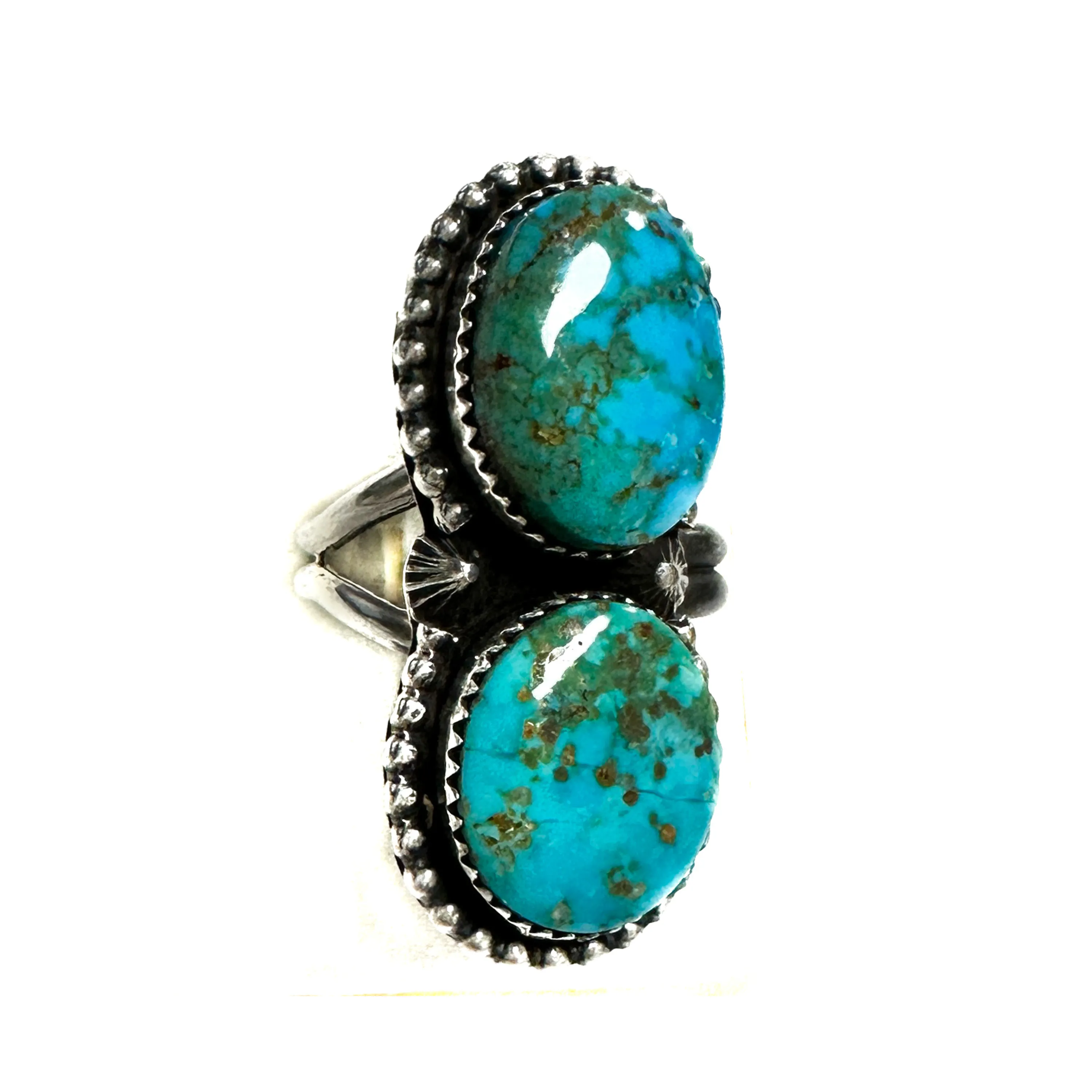 Vista Adjustable Sonoran Gold Authentic Turquoise Ring