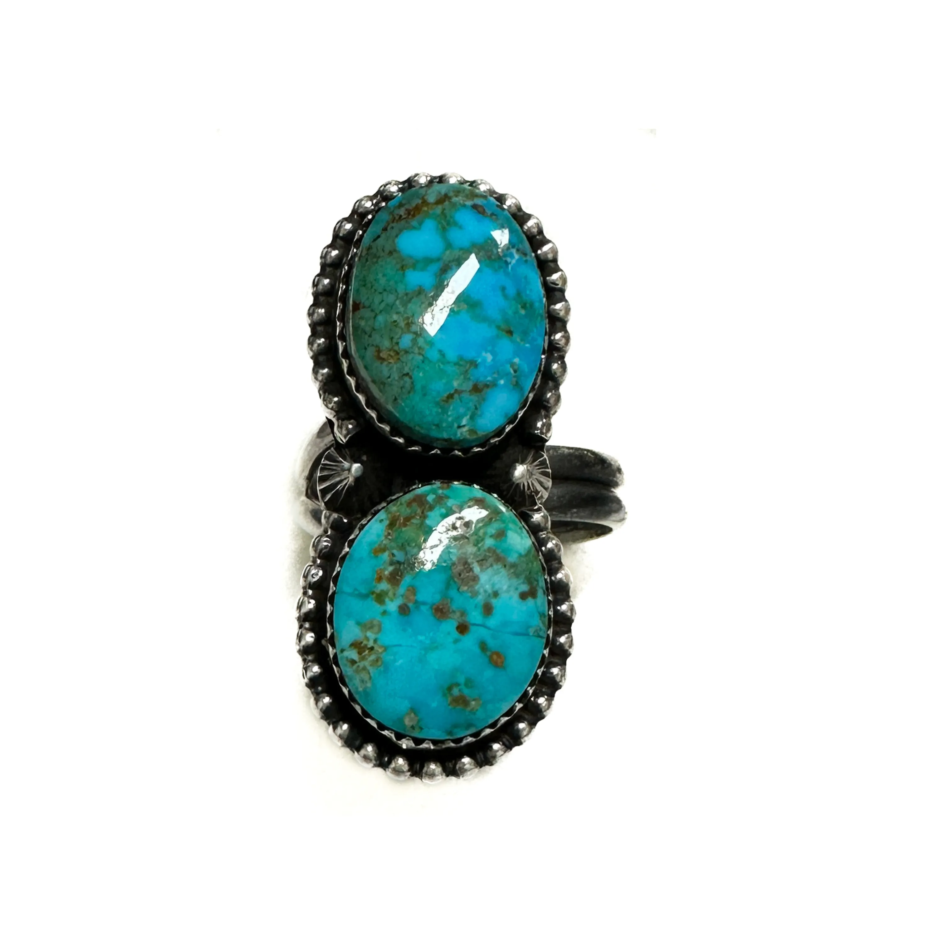 Vista Adjustable Sonoran Gold Authentic Turquoise Ring