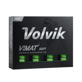 Volvik Vimat Soft Golf Balls - Green