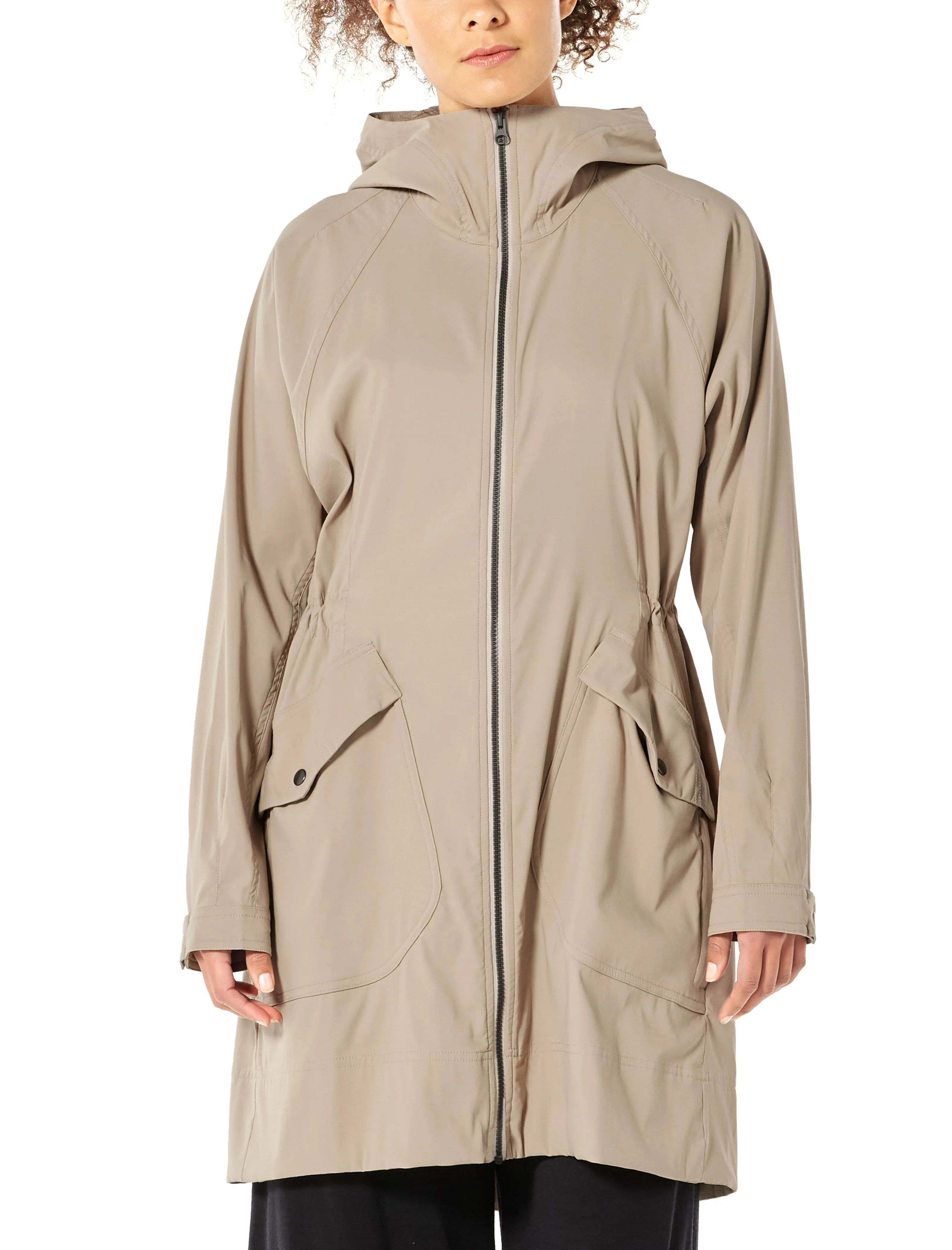 Womens Briar Hooded Zip Parka