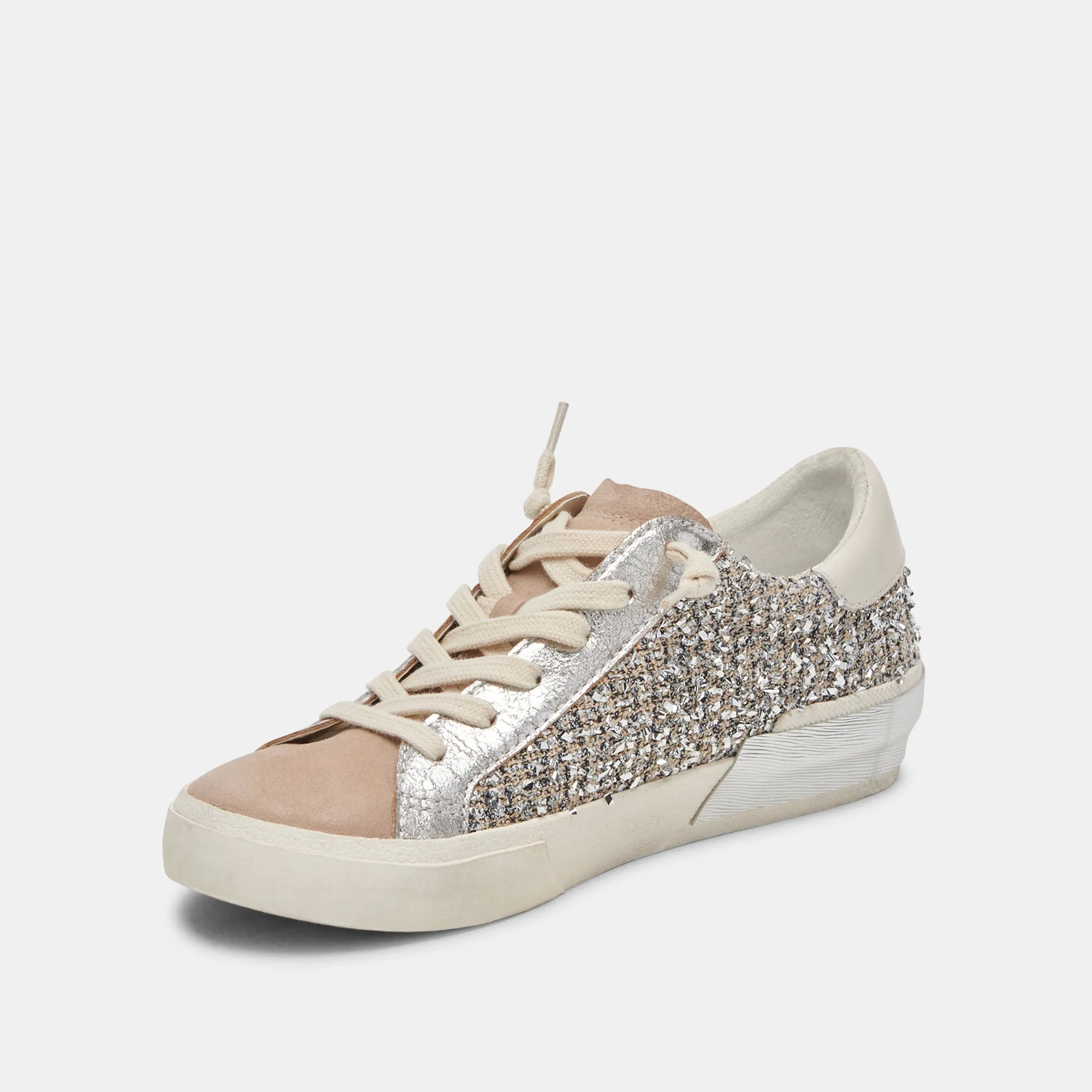 ZINA SNEAKERS DK SILVER MULTI WOVEN - re:vita