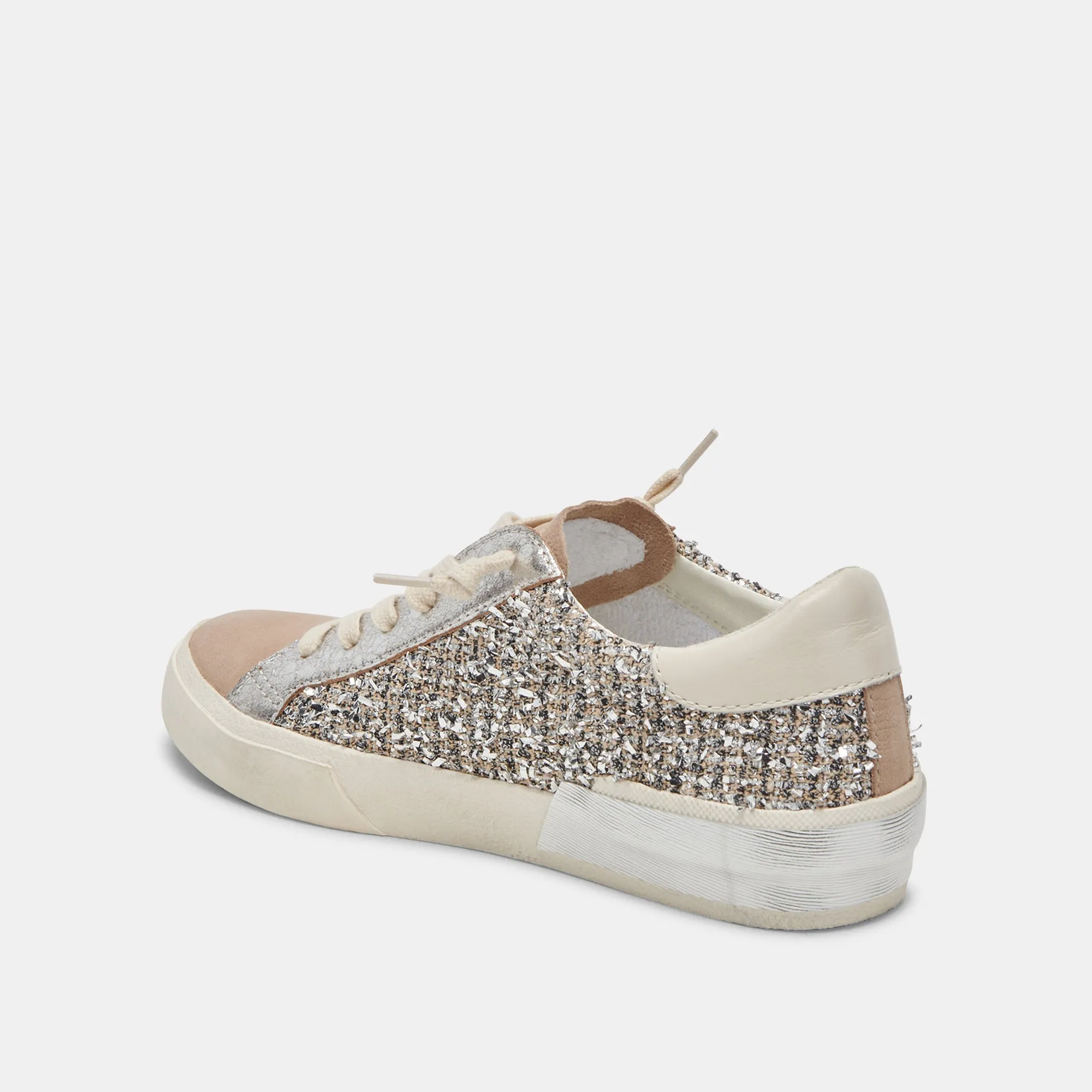 ZINA SNEAKERS DK SILVER MULTI WOVEN - re:vita