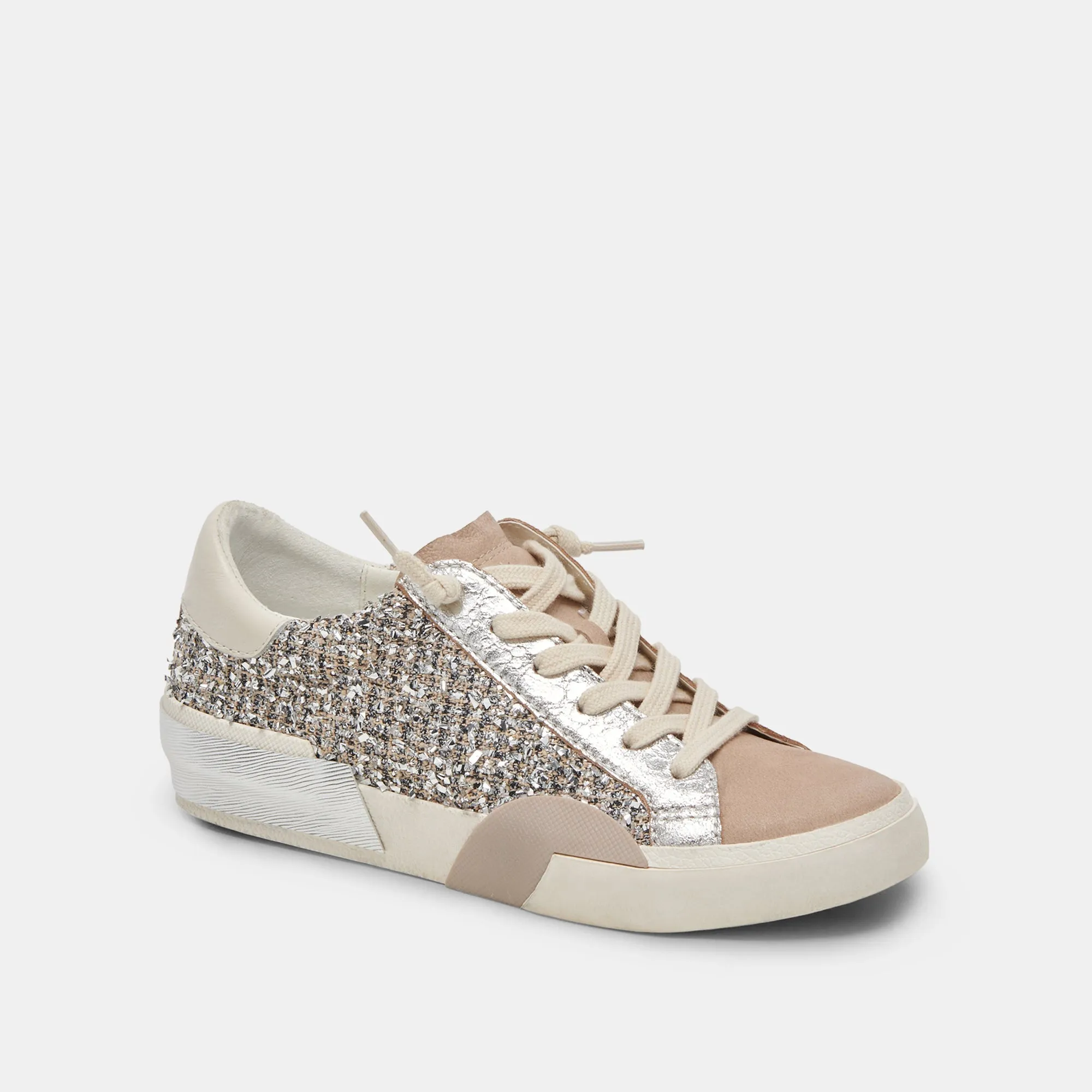 ZINA SNEAKERS DK SILVER MULTI WOVEN - re:vita